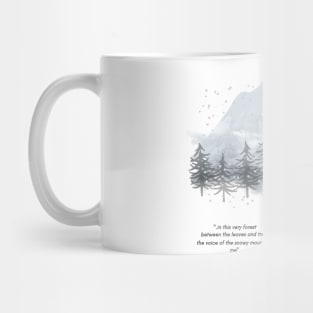 Snowy mountain Mug